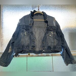 Distressed Denim Jacket